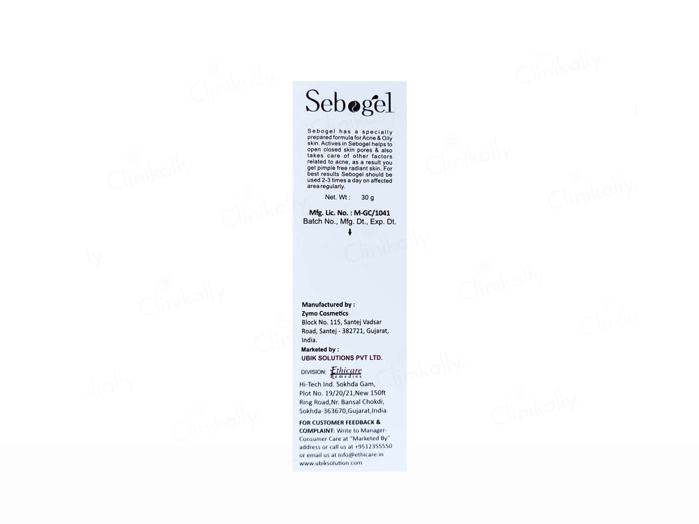 Sebogel Salicylic Acid & Nicotinamide Gel