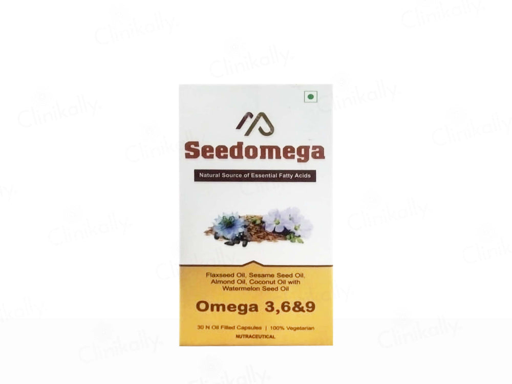 Seedomega Oil Filled Vegetarian Capsule