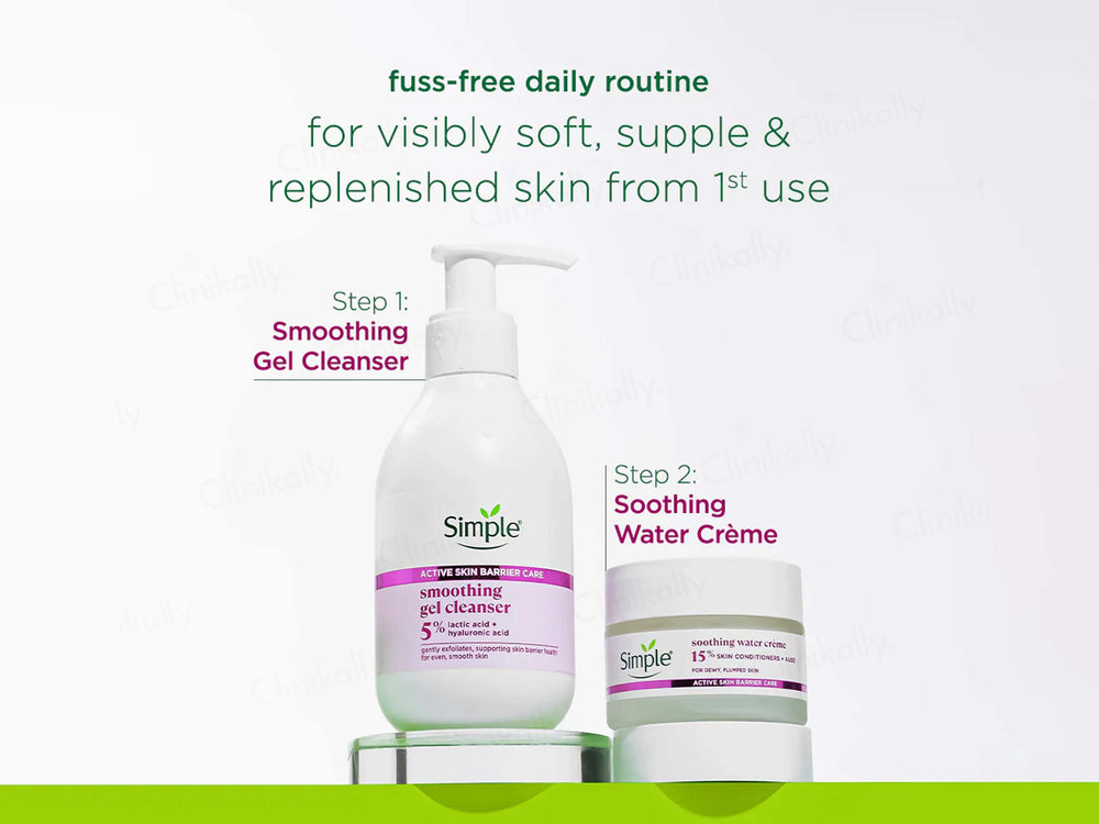 Simple Active Skin Barrier Care Smoothing Gel Cleanser