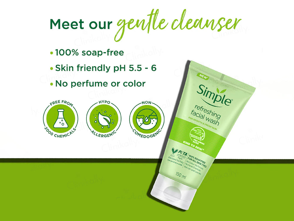 Simple Kind To Skin Refreshing Facial Wash