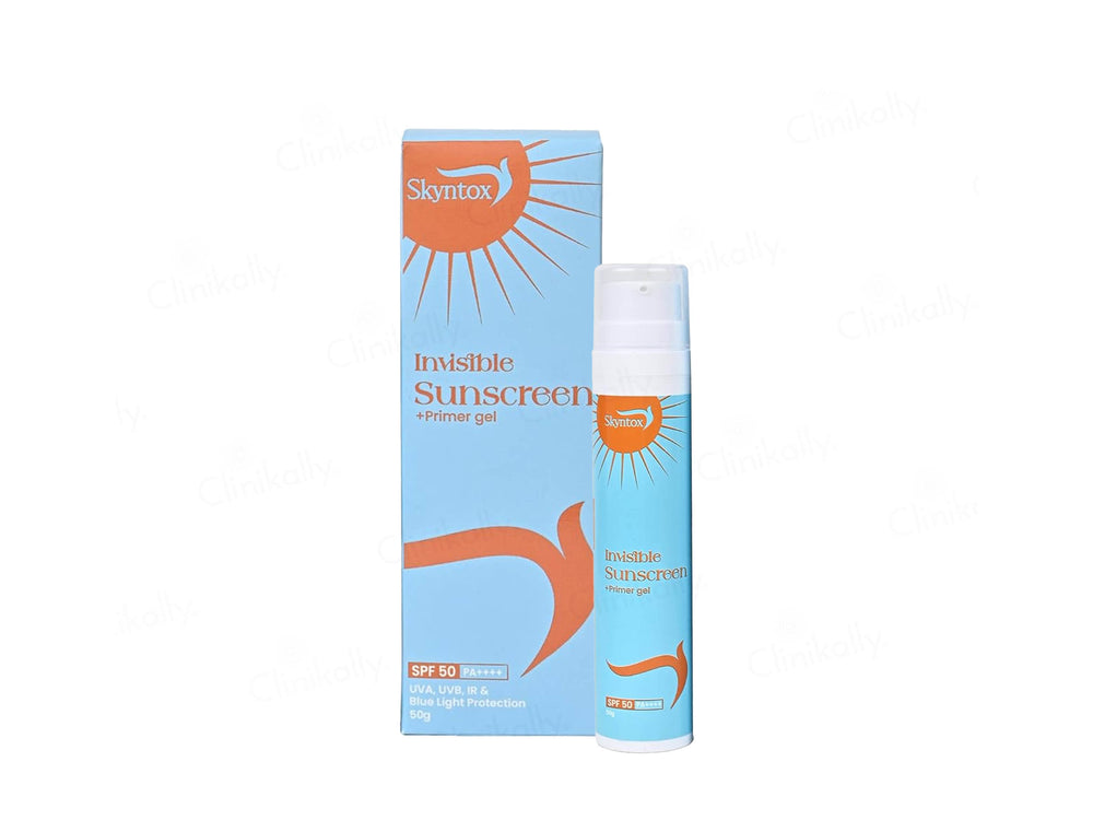 Skyntox Invisible +Primer Sunscreen Gel SPF 50 PA++++