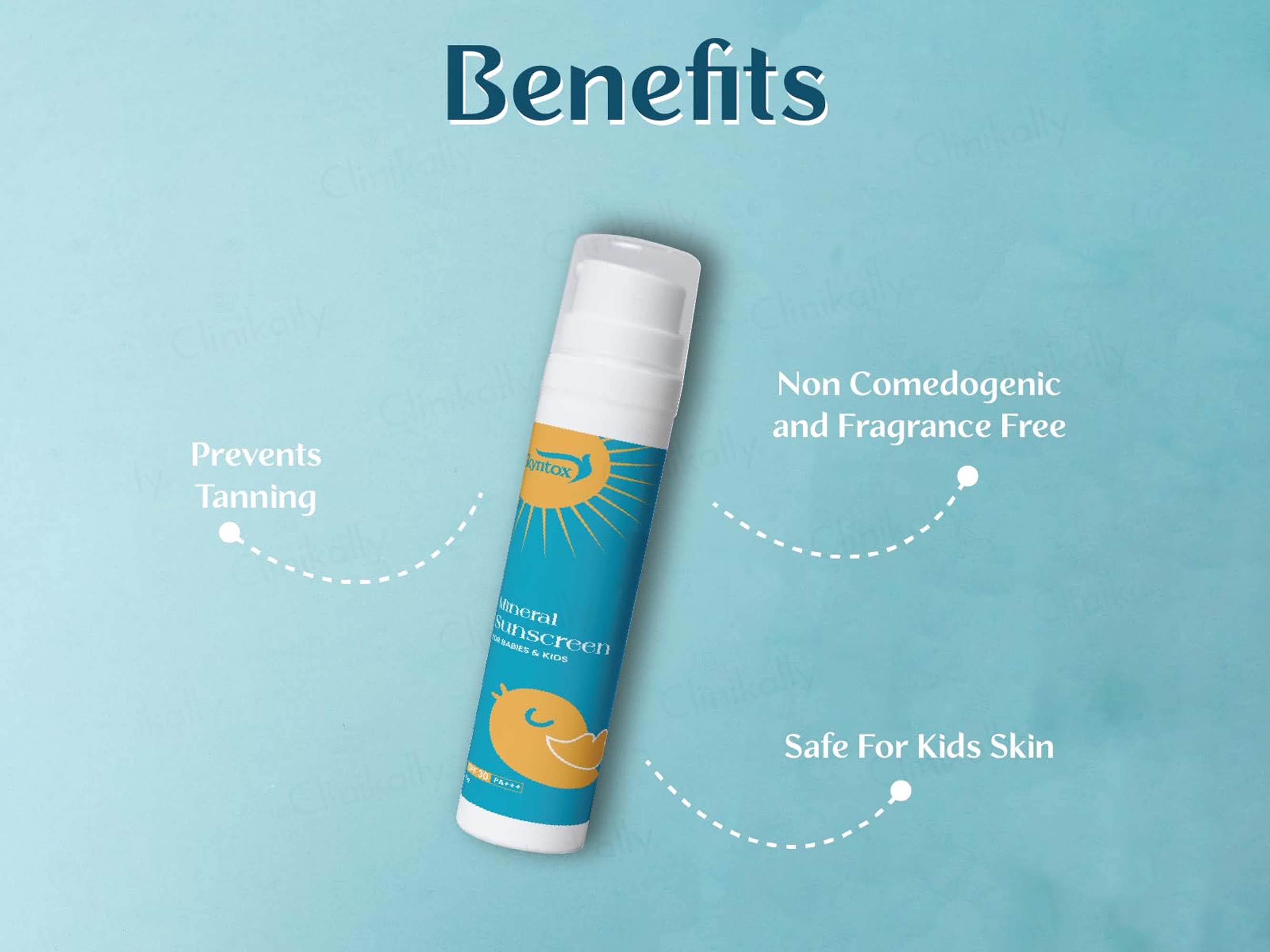 Skyntox Mineral Sunscreen For Babies & Kids SPF 30 PA+++