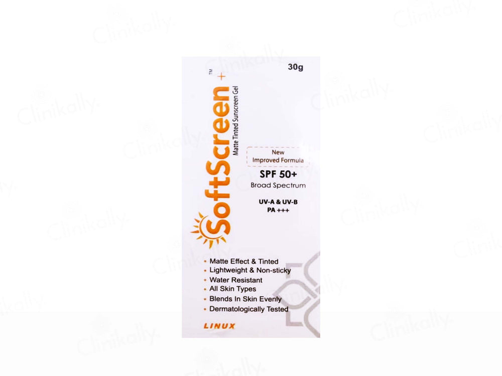 Softscreen+ Matte Tinted Sunscreen Gel SPF 50+ PA+++