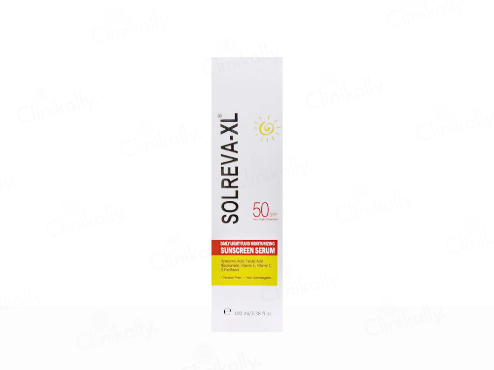 Solreva-XL Daily Light Fluid Moisturizing Sunscreen Serum SPF 50