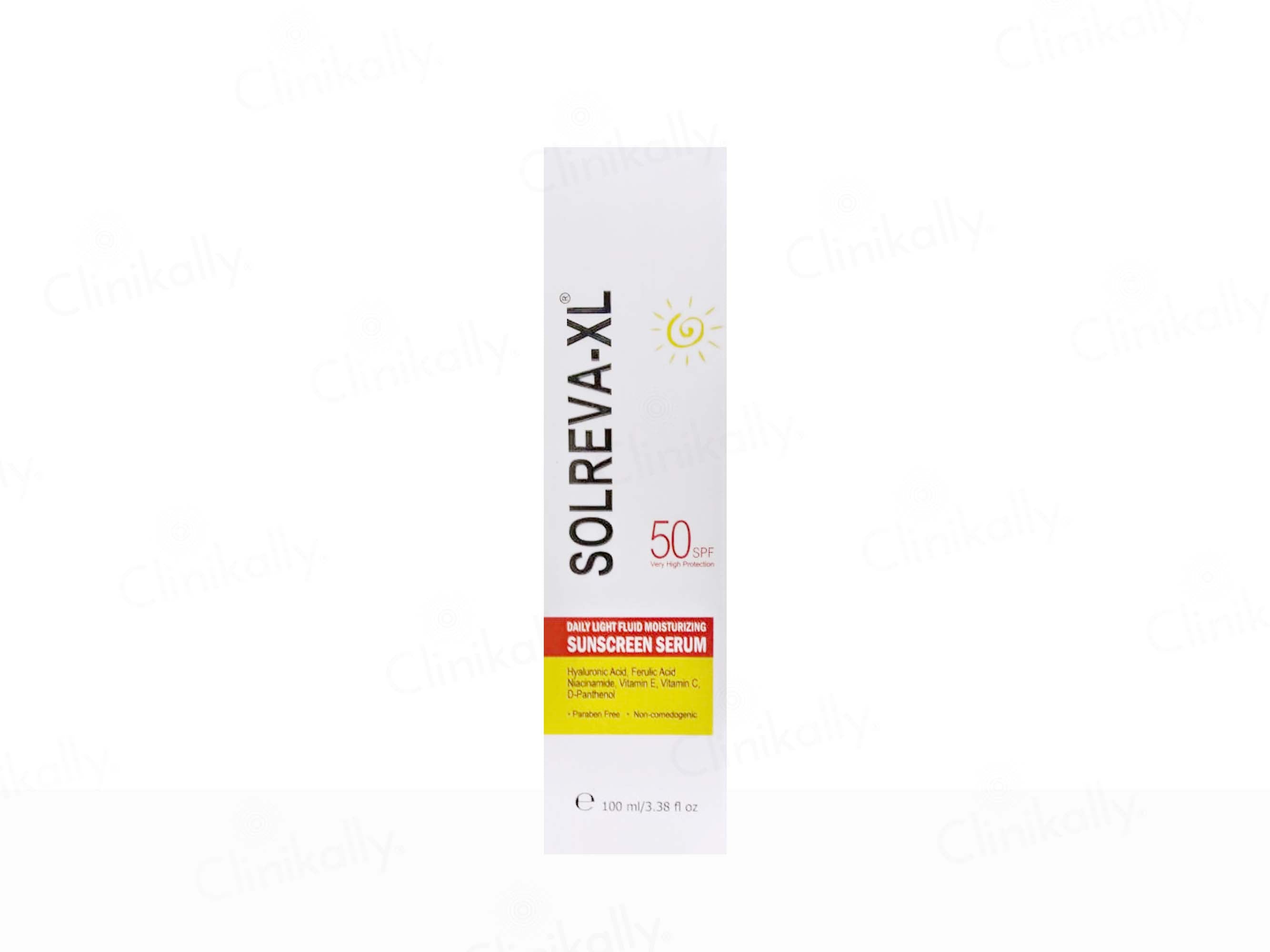 Solreva-XL Daily Light Fluid Moisturizing Sunscreen Serum SPF 50