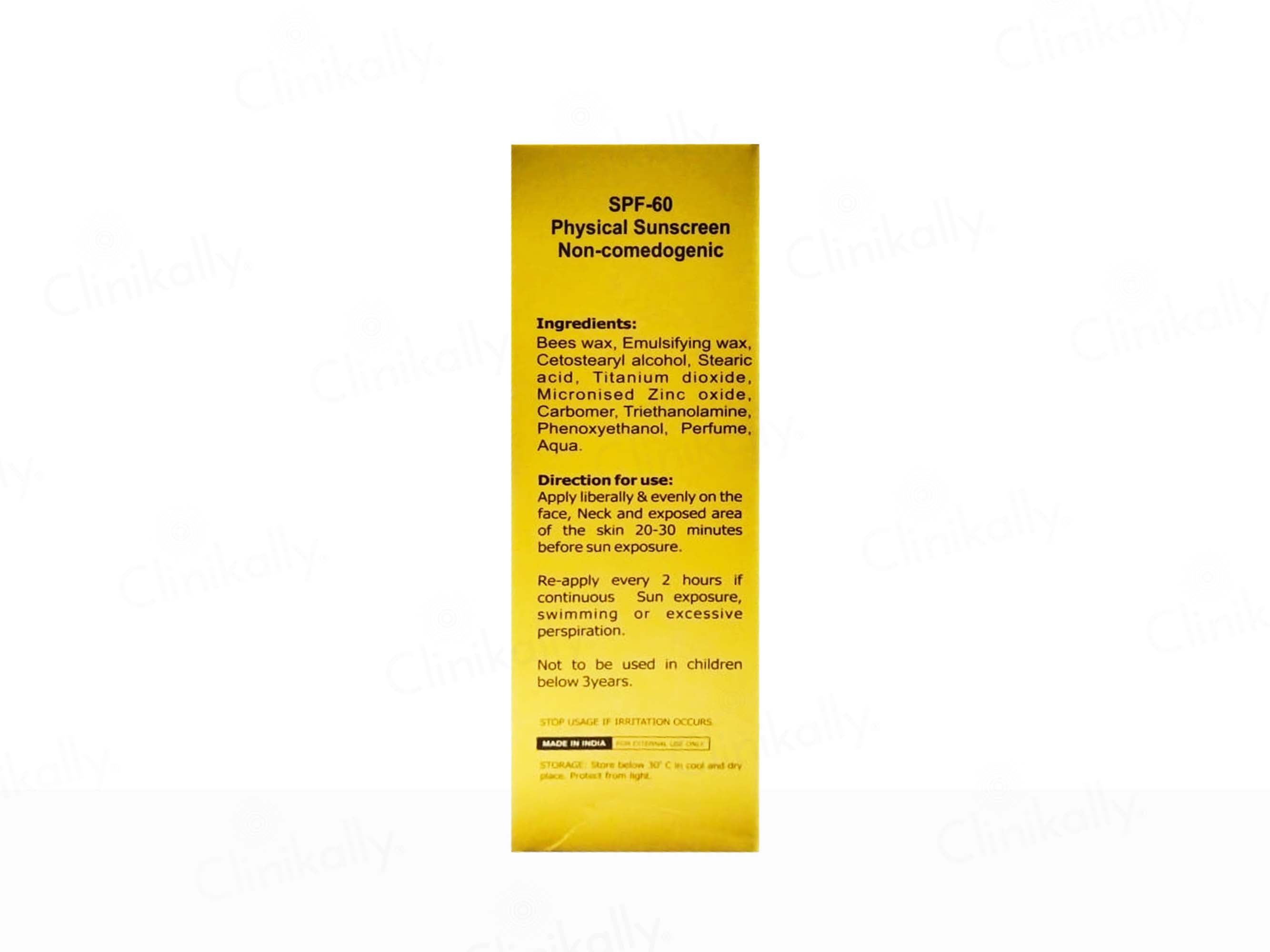 Solreva-XL Physical Sunscreen SPF 60 PA+++