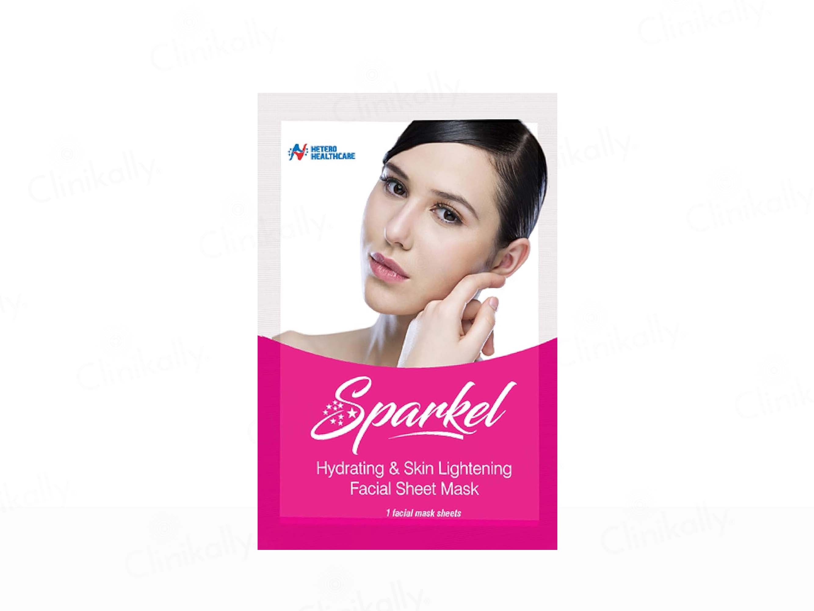 Sparkel Hydrating & Skin Lightening Facial Sheet Mask