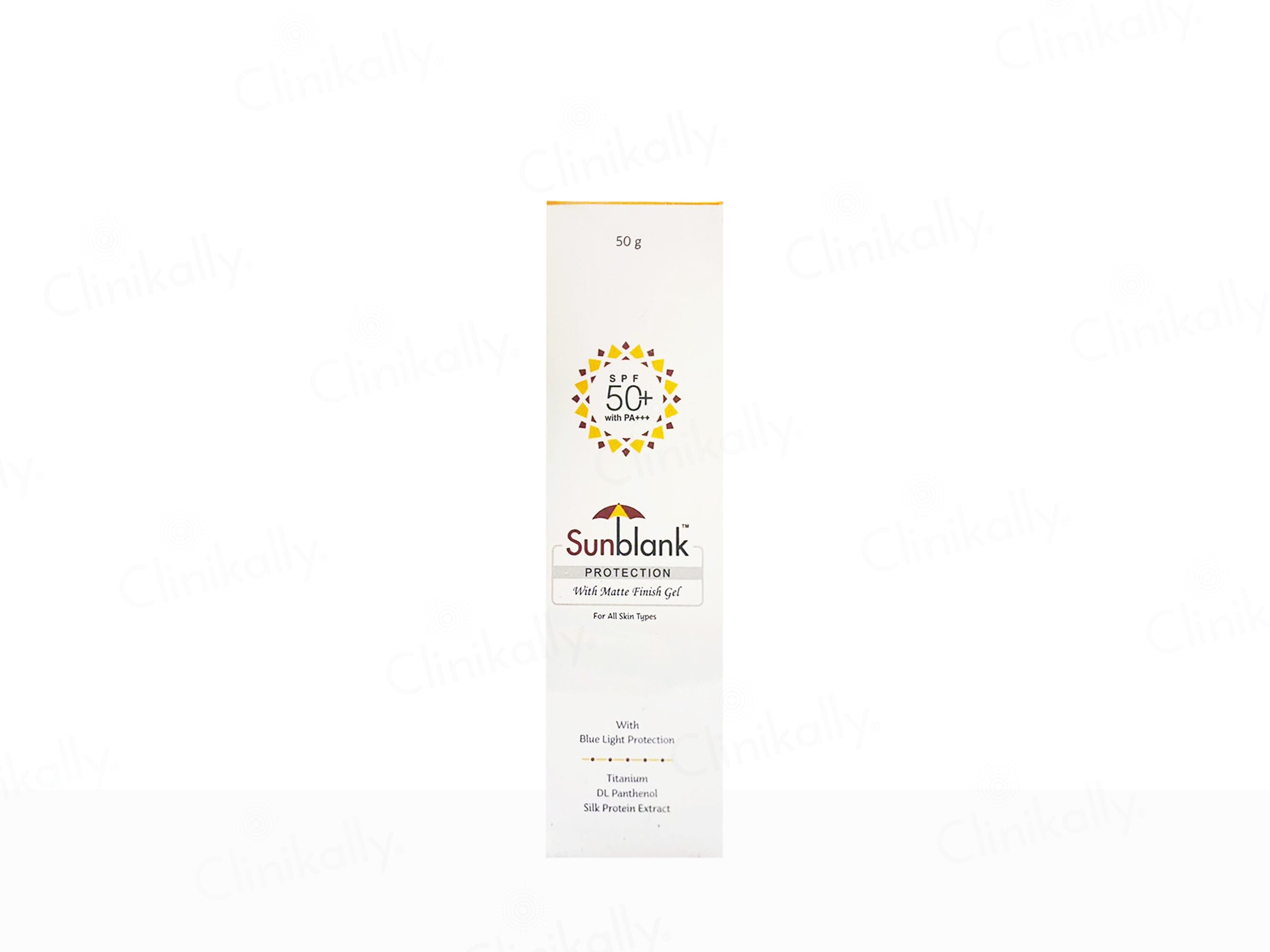 Sunblank Matte Finish Sunscreen Gel SPF 50+ PA+++