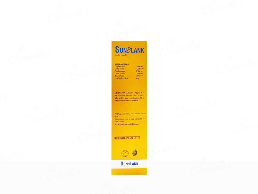 Sunblank Sunscreen Lotion SPF 30