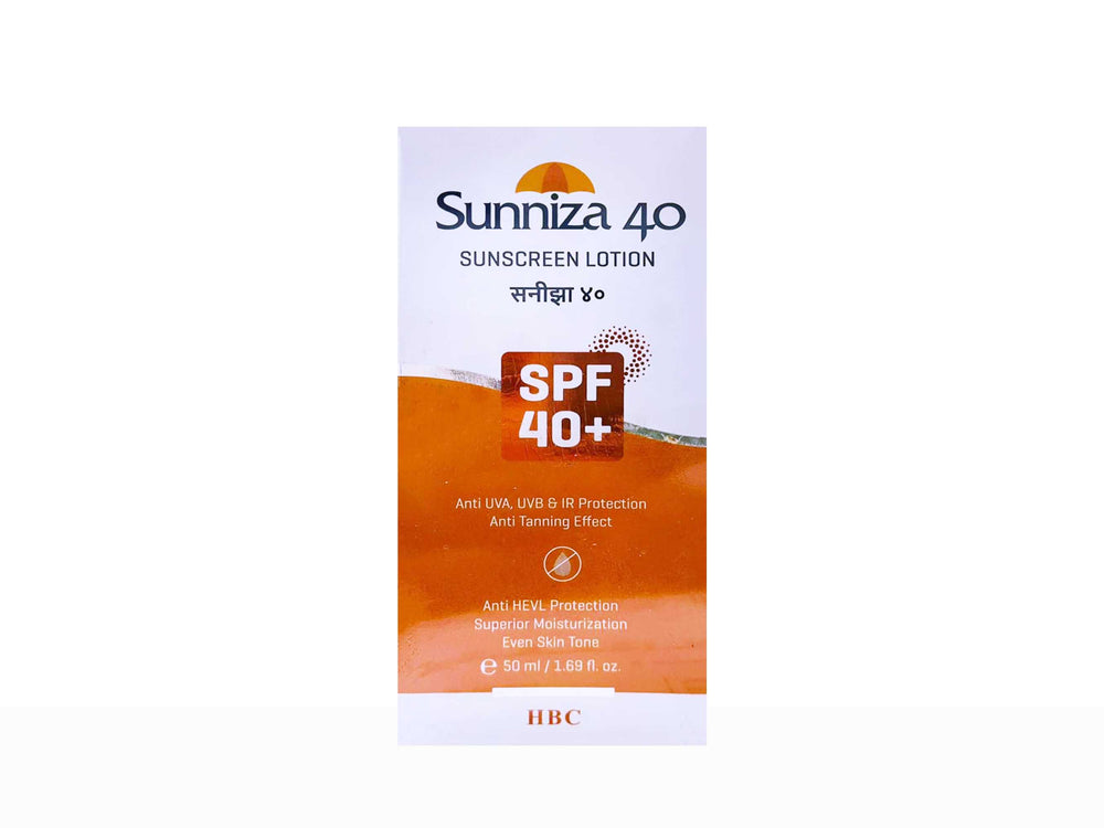 Sunniza Sunscreen Lotion SPF 40+