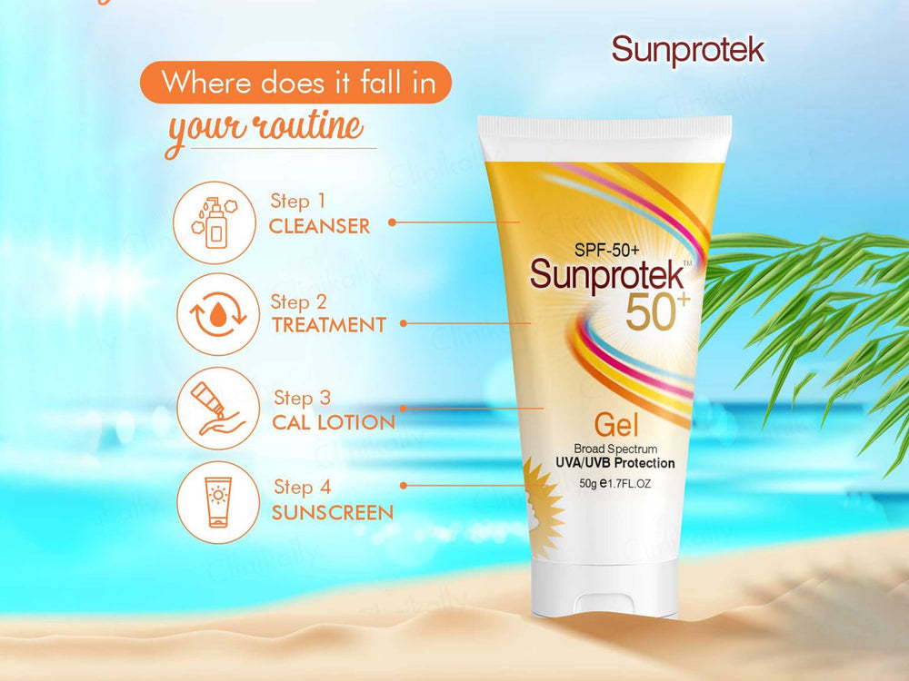 Sunprotek Sunscreen Gel SPF 50+ PA+++