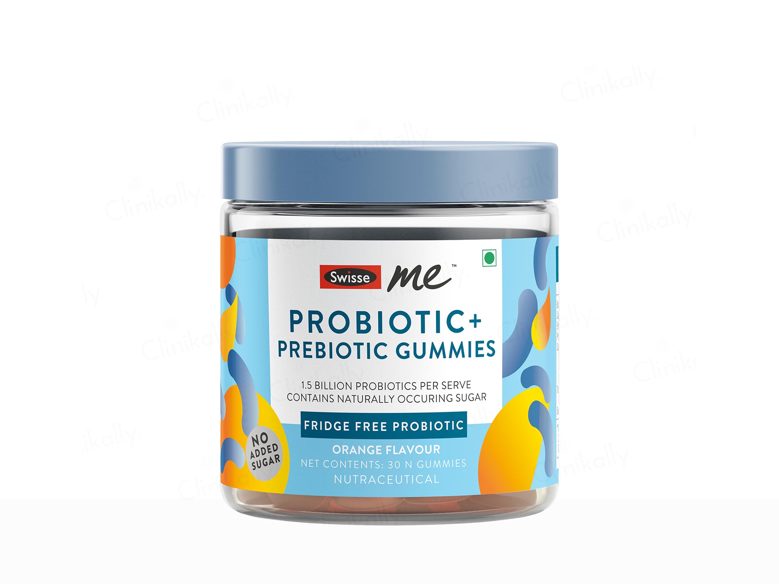 SwisseMe Probiotic + Prebiotic Gummies - Orange Flavour