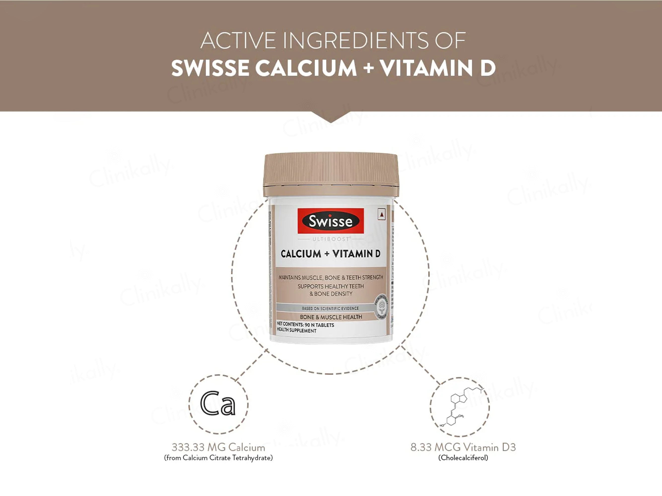 Swisse Ultiboost Calcium + Vitamin D Tablet