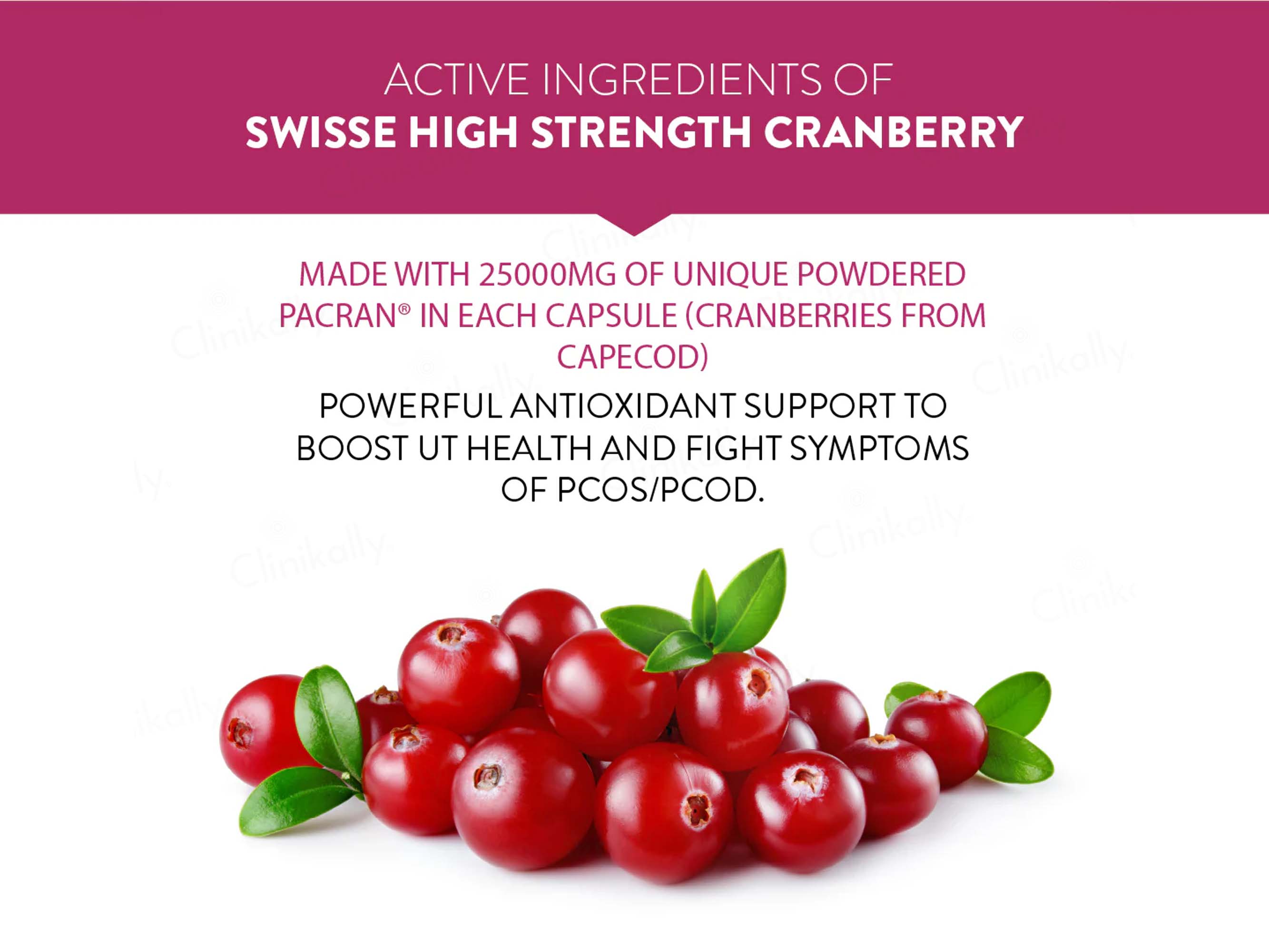 Swisse Ultiboost High Strenght Cranberry Capsule