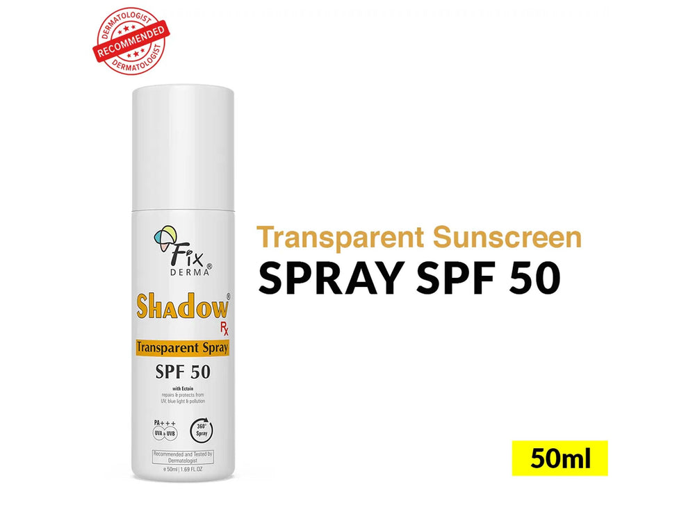 Fixderma Shadow Rx Transparent Spray Sunscreen SPF 50 PA+++