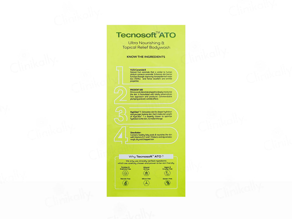 Tecnosoft ATO Ultra Nourishing & Topical Relief Bodywash