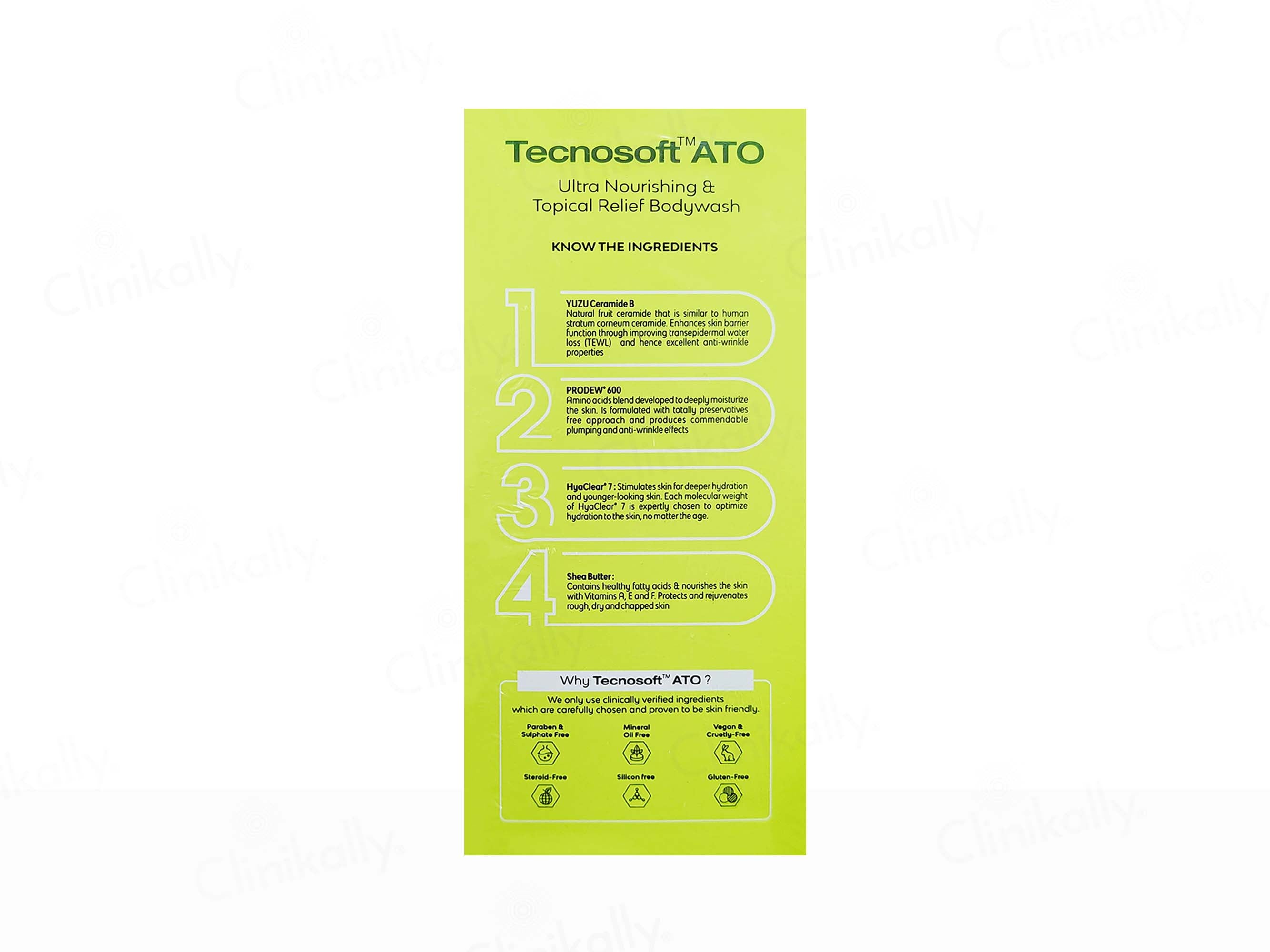 Tecnosoft ATO Ultra Nourishing & Topical Relief Bodywash