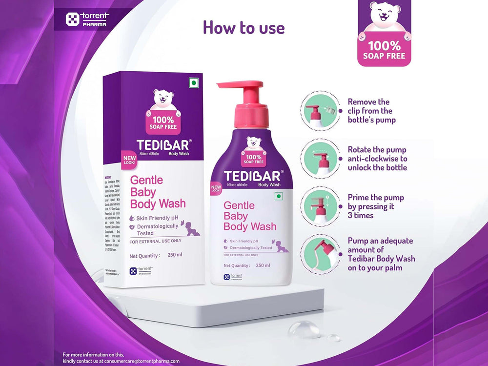 Tedibar Gentle Baby Body Wash