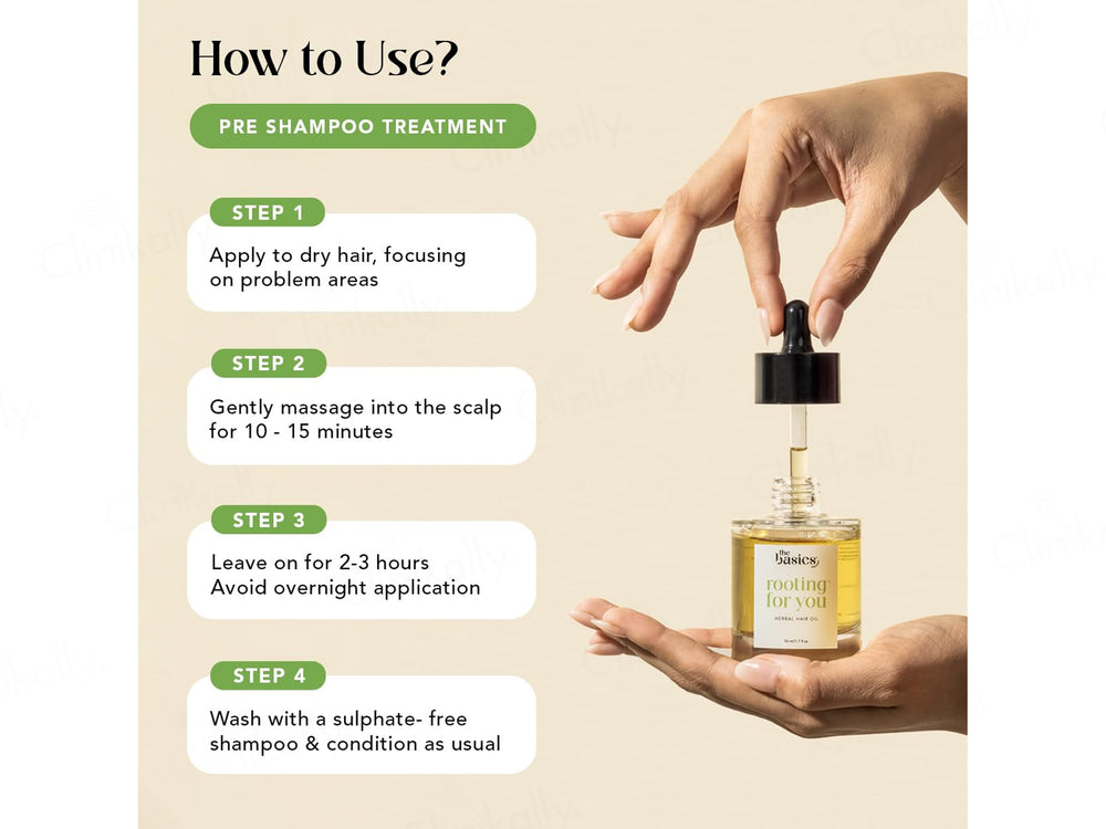 The Basics Woman Rooting For You Herbal Hair Oil
