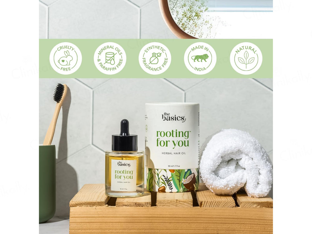 The Basics Woman Rooting For You Herbal Hair Oil