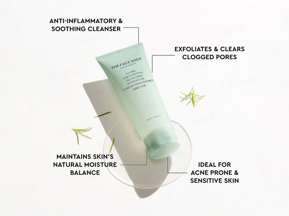 The Face Shop Tea Tree Pore Clarifying Gel Cleanser