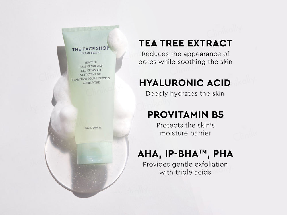 The Face Shop Tea Tree Pore Clarifying Gel Cleanser