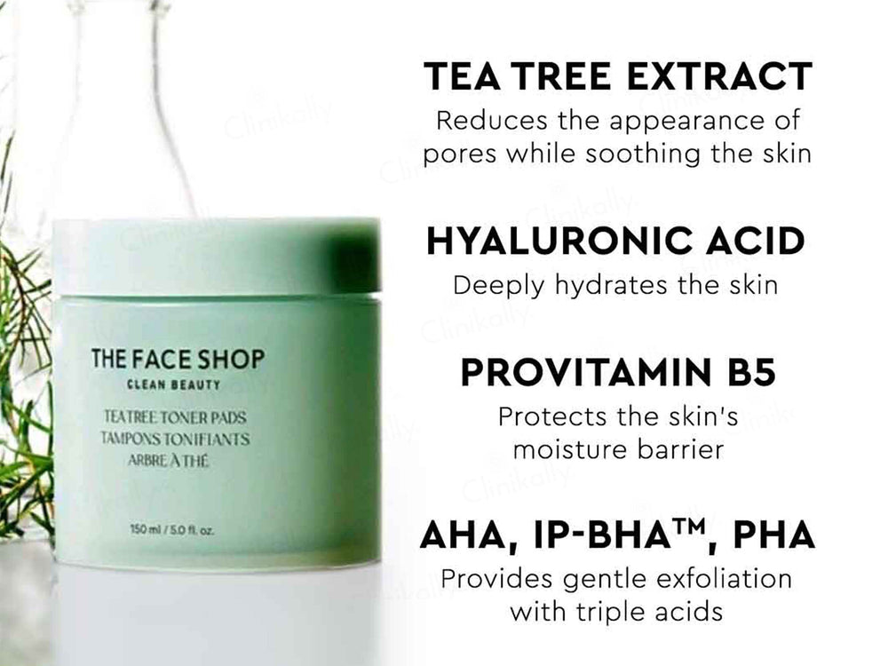 The Face Shop Tea Tree Toner Pads