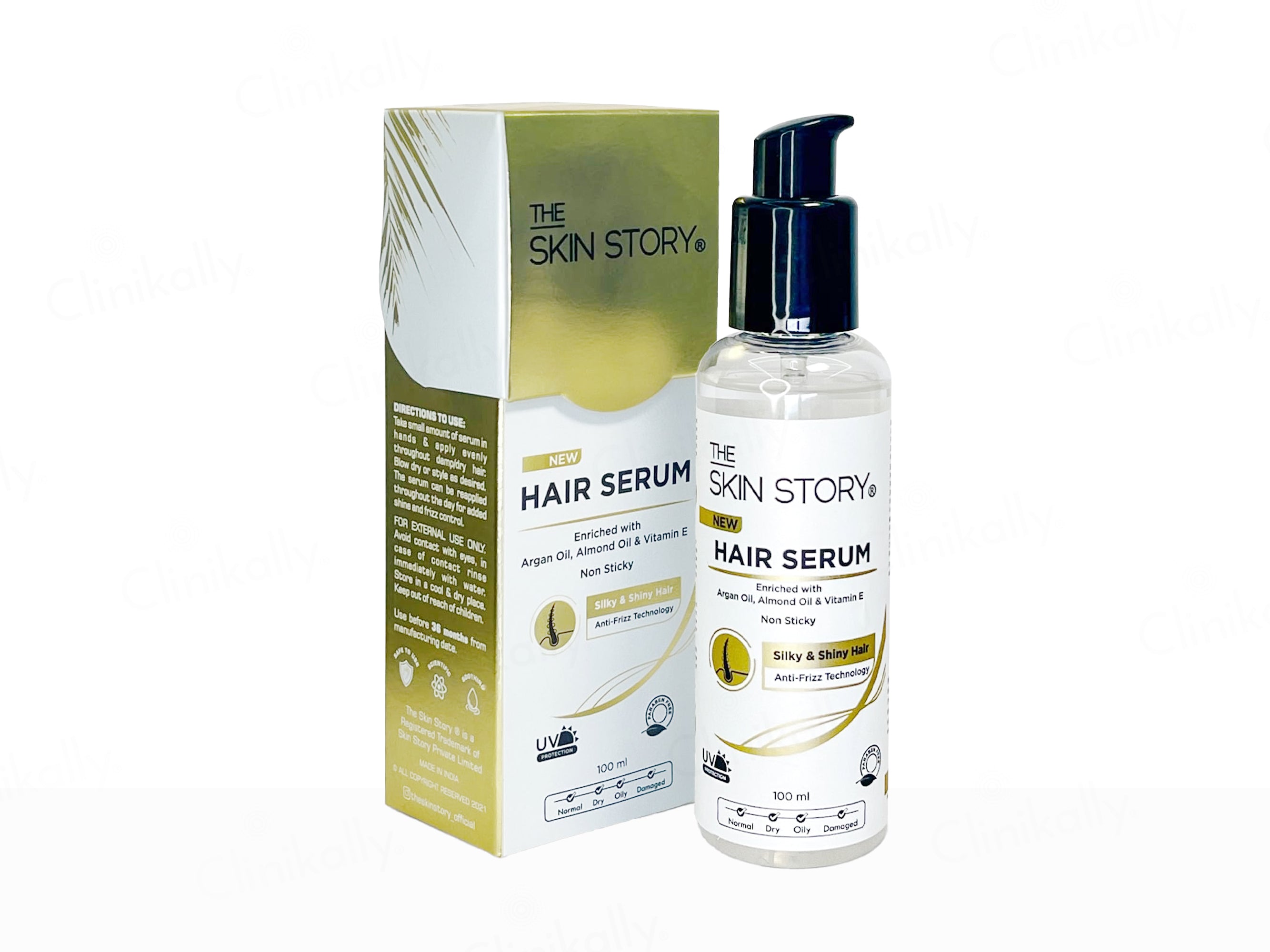 The Skin Story Anti-Frizz Hair Serum For Silky & Shiny Hair