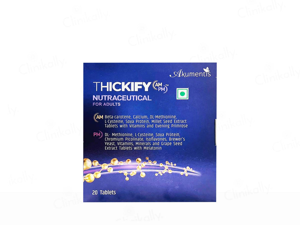 Thickify AM PM Nutraceutical Tablet For Adults