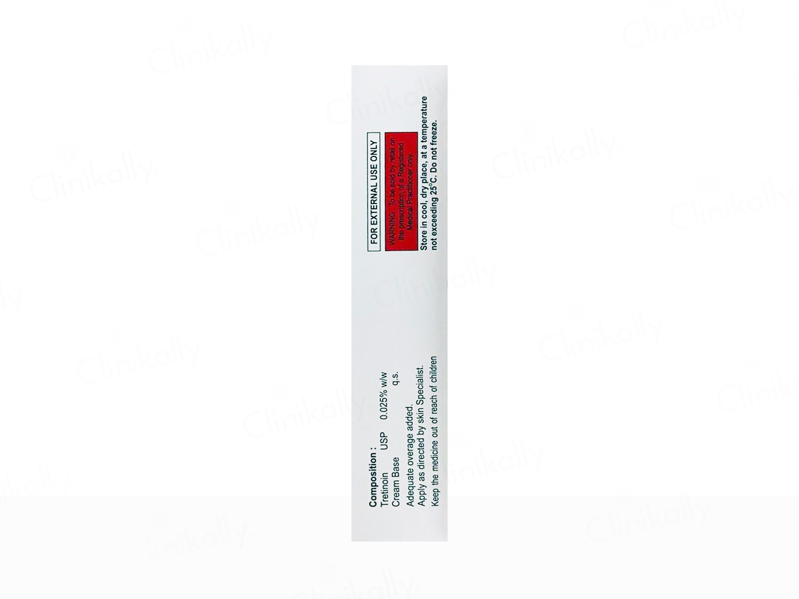 Tretiheal 0.025% Cream