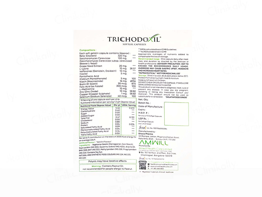 Trichodoxil Softgel Capsule