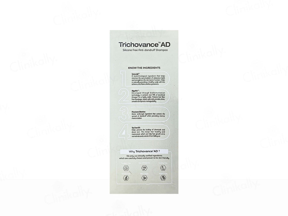 Trichovance AD Silicone-Free Anti-Dandruff Shampoo