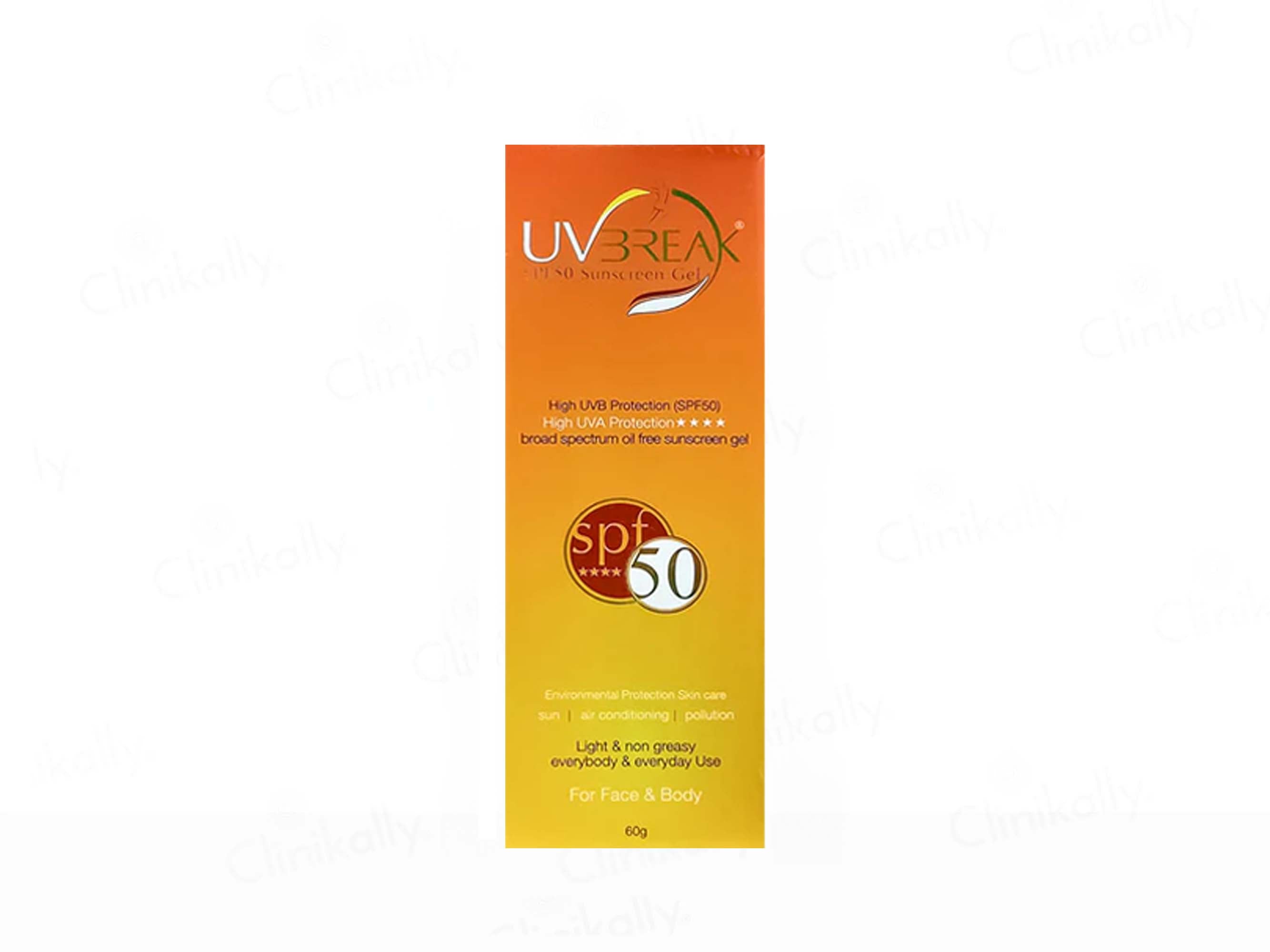 UV Break Sunscreen Gel SPF 50