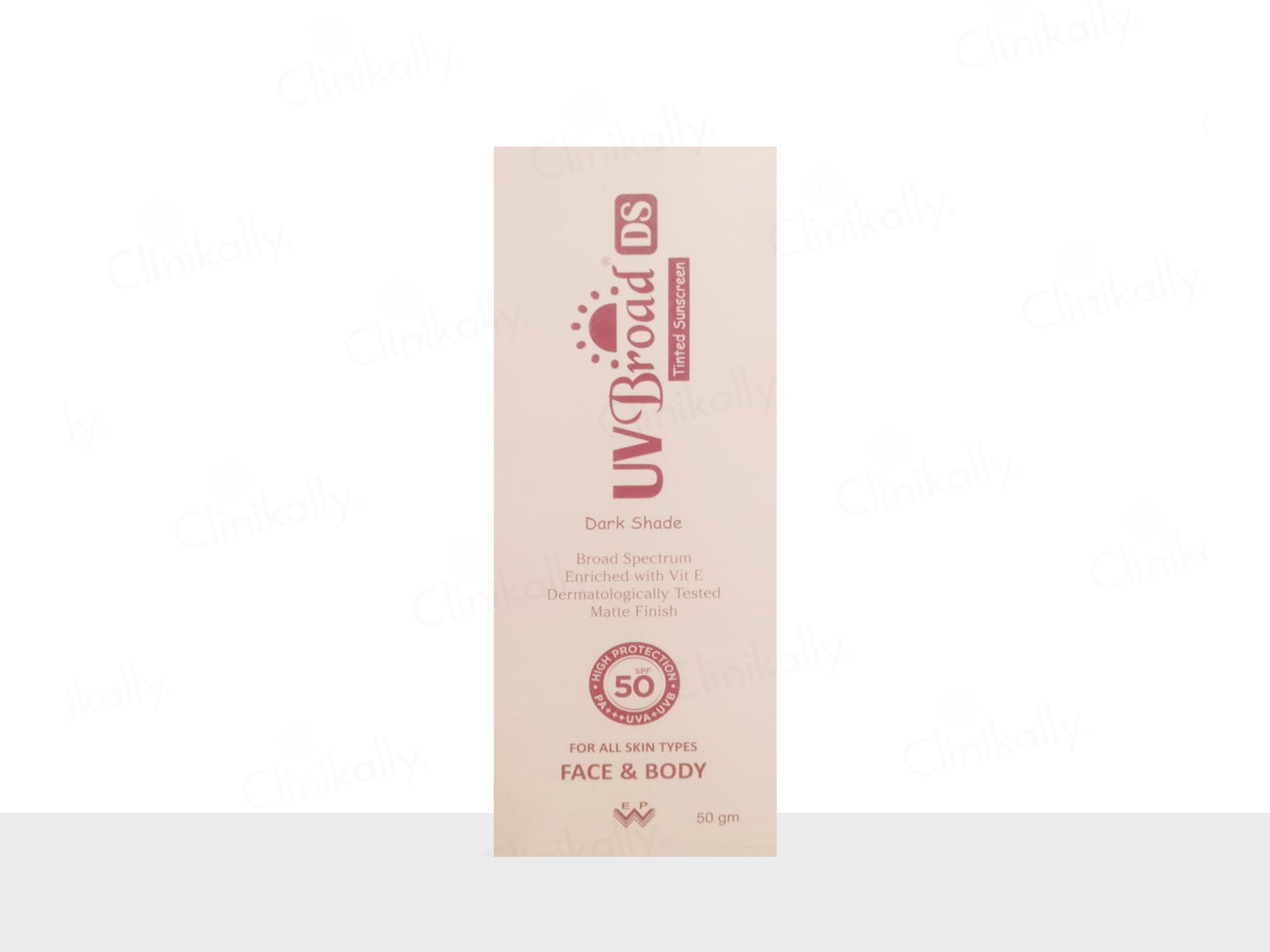 UV Broad DS Dark Shade Tinted Sunscreen SPF 50 PA+++