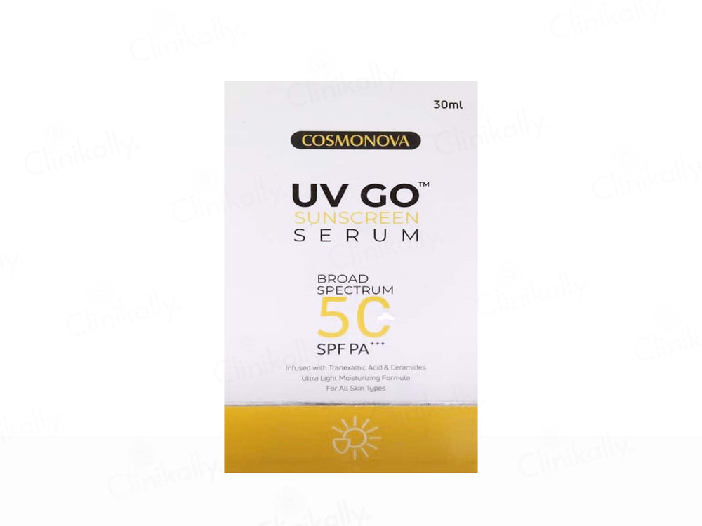 Cosmonova UV Go Sunscreen Serum SPF 50 PA+++