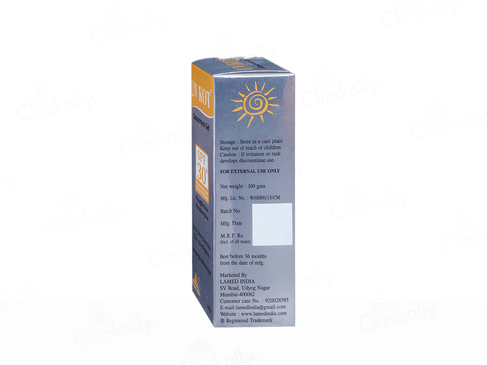 UV Kot Sunscreen Gel SPF 30+