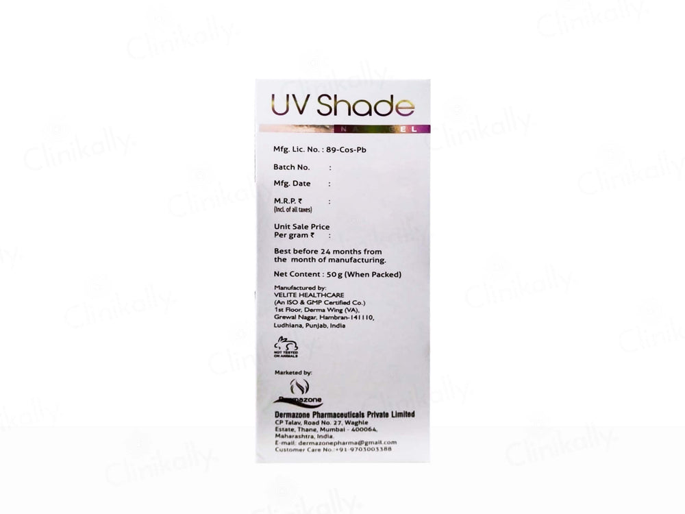 UV Shade Nano Gel Sunscreen SPF 50+ PA+++