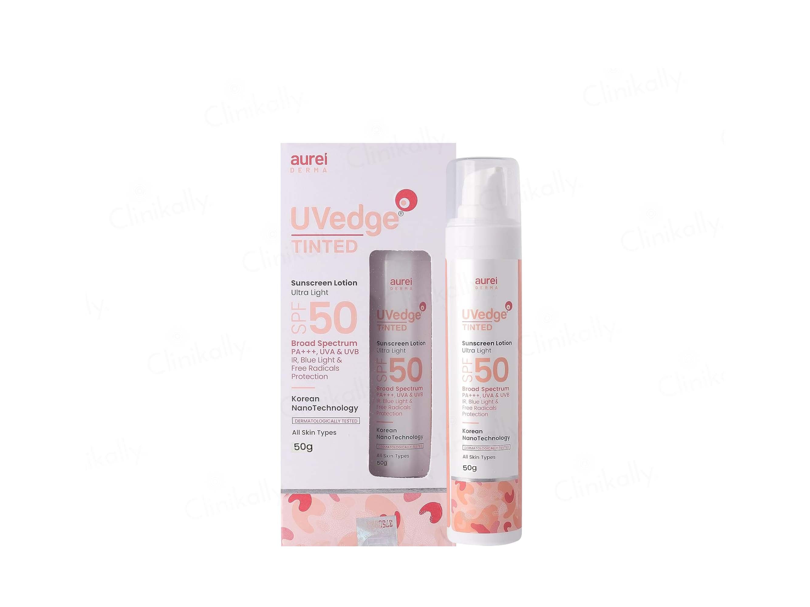 UVedge Tinted Sunscreen Lotion SPF 50 PA+++