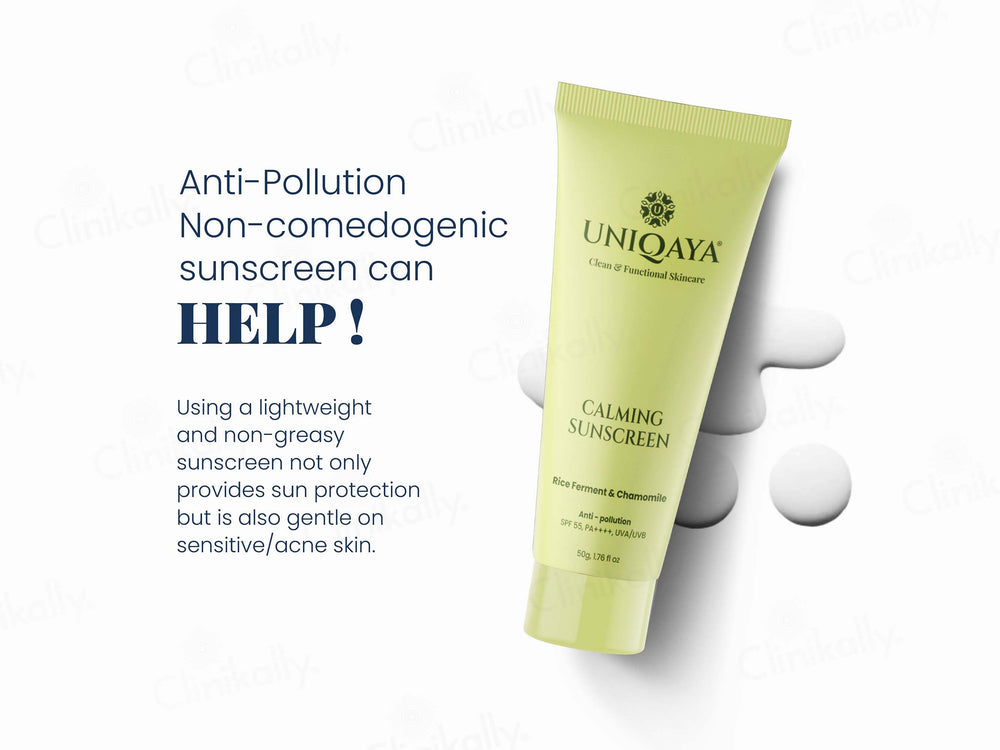 Uniqaya Calming Anti-Pollution Sunscreen SPF 55 PA++++