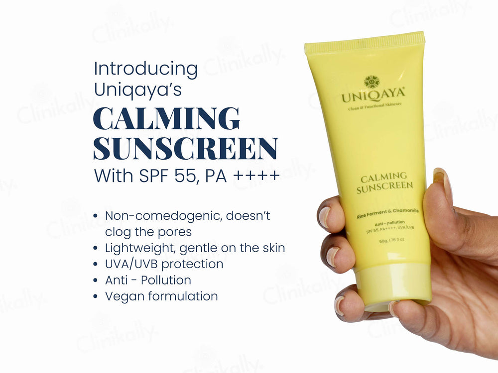 Uniqaya Calming Anti-Pollution Sunscreen SPF 55 PA++++