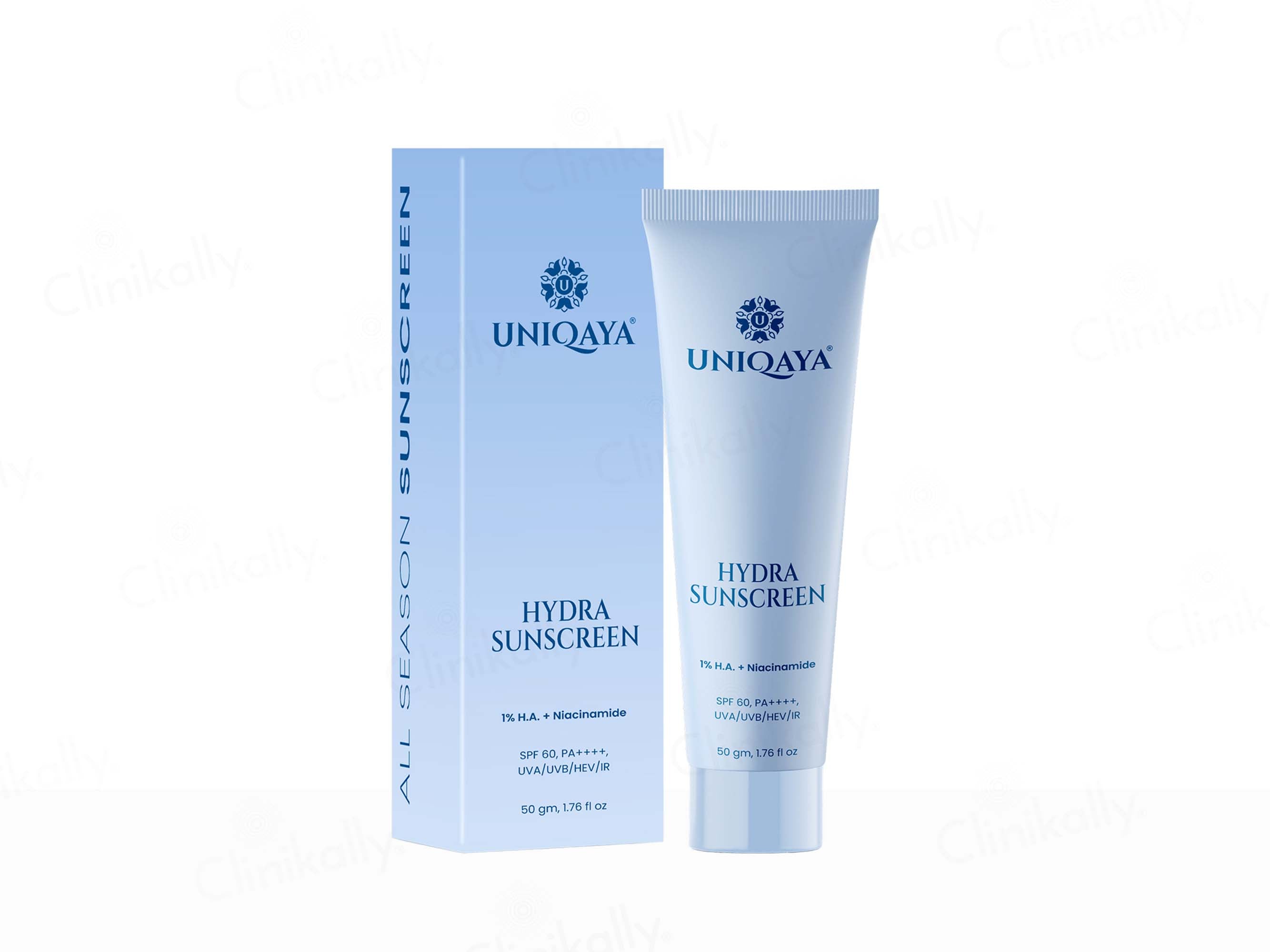 Uniqaya Hydra Sunscreen SPF 60 PA++++