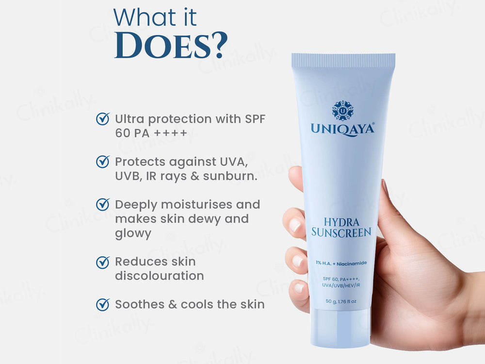 Uniqaya Hydra Sunscreen SPF 60 PA++++