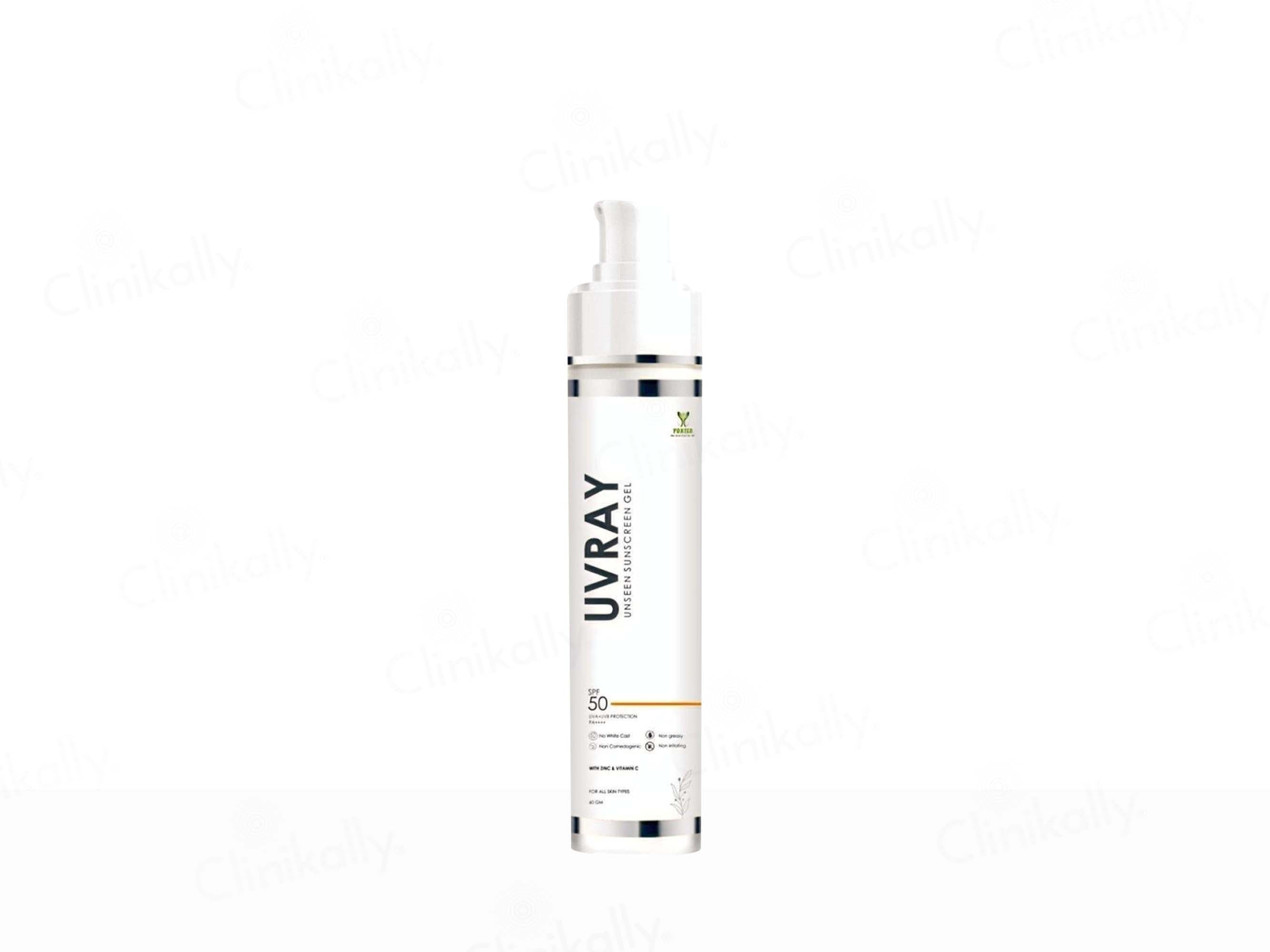 Uvray Unseen Sunscreen Gel SPF 50+ PA++++