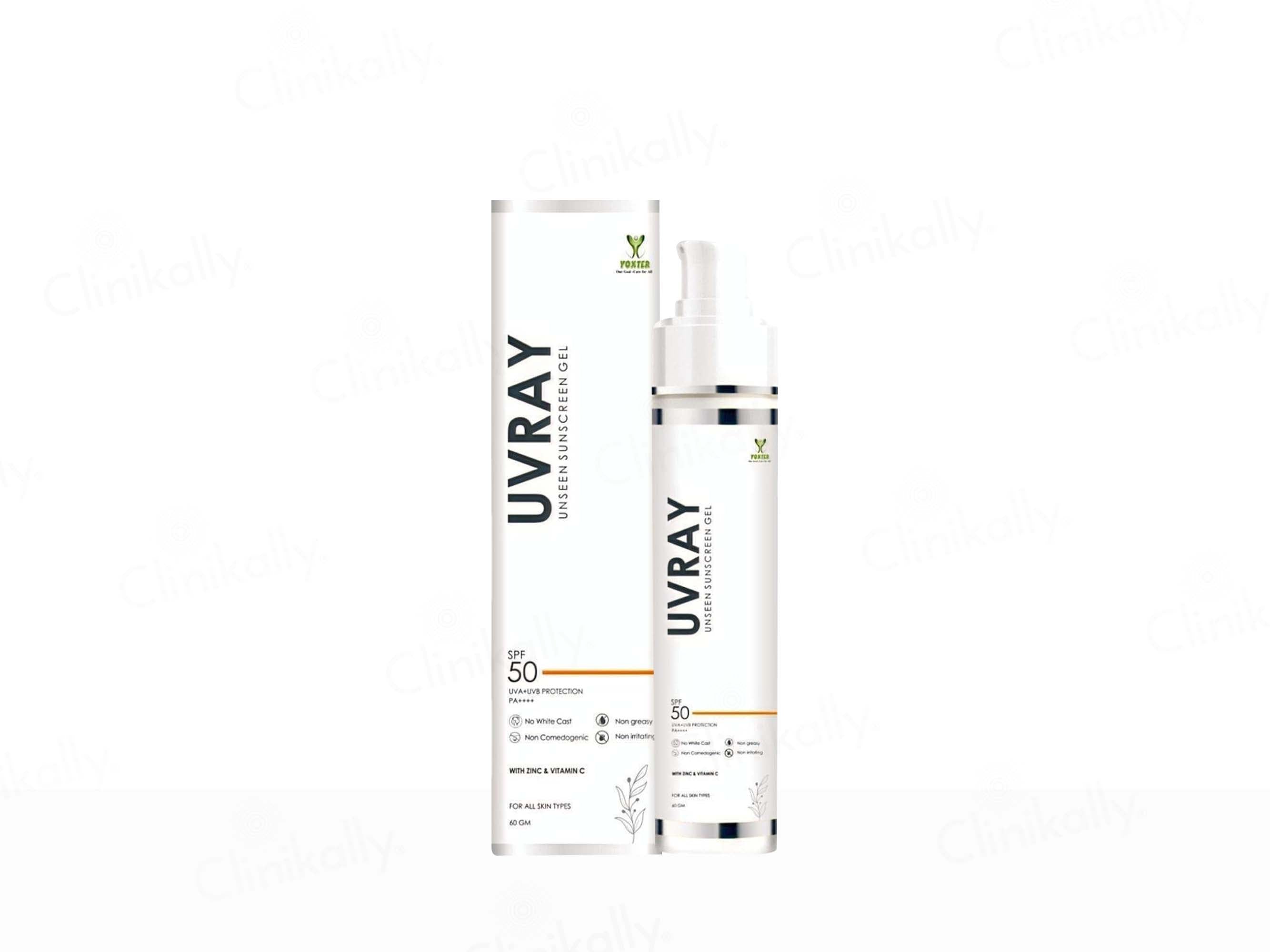 Uvray Unseen Sunscreen Gel SPF 50+ PA++++