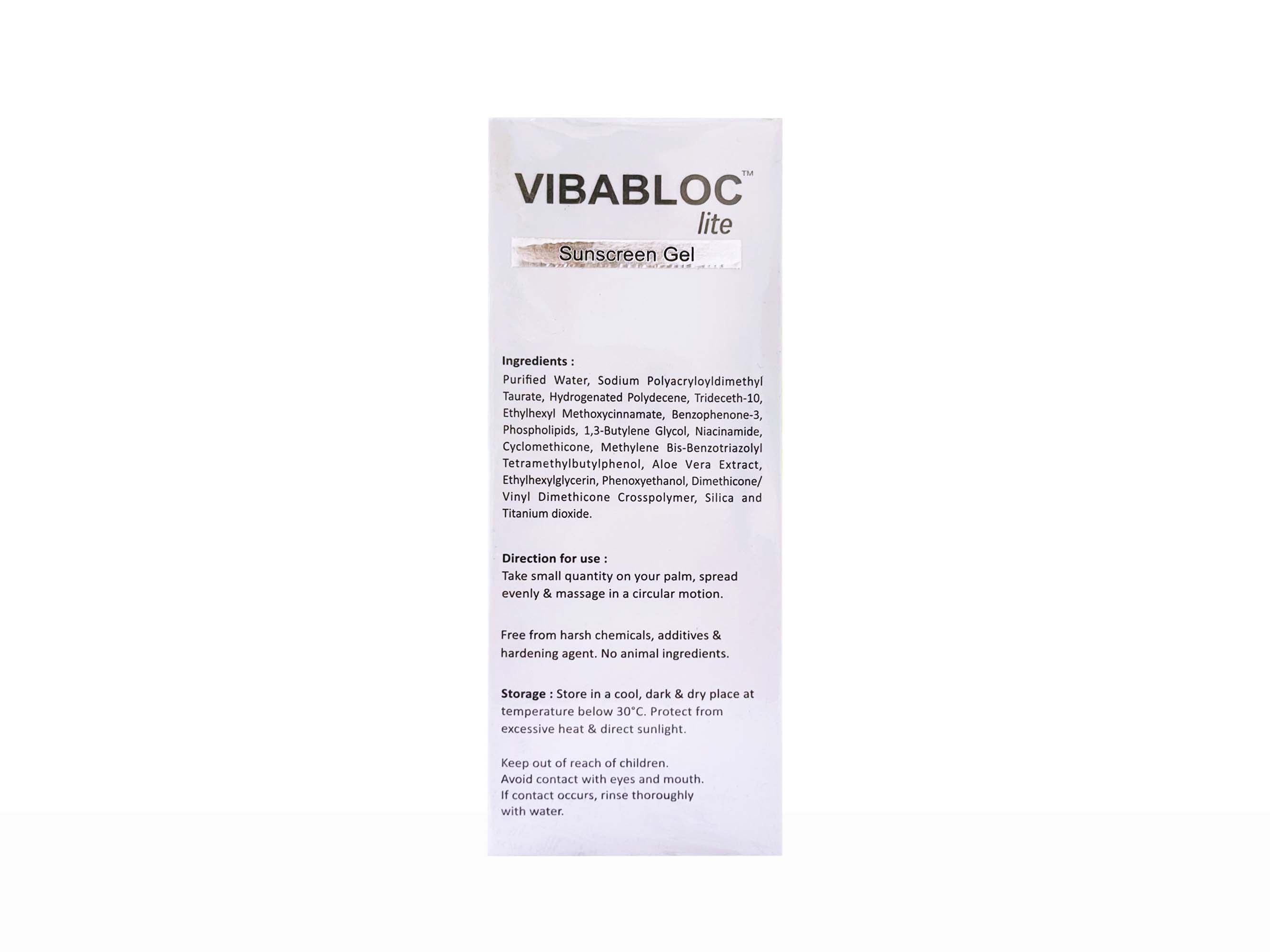 Vibabloc Lite Sunscreen Gel SPF 30+ PA+++