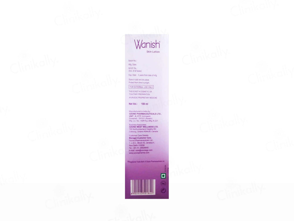 Wanish Skin Lotion