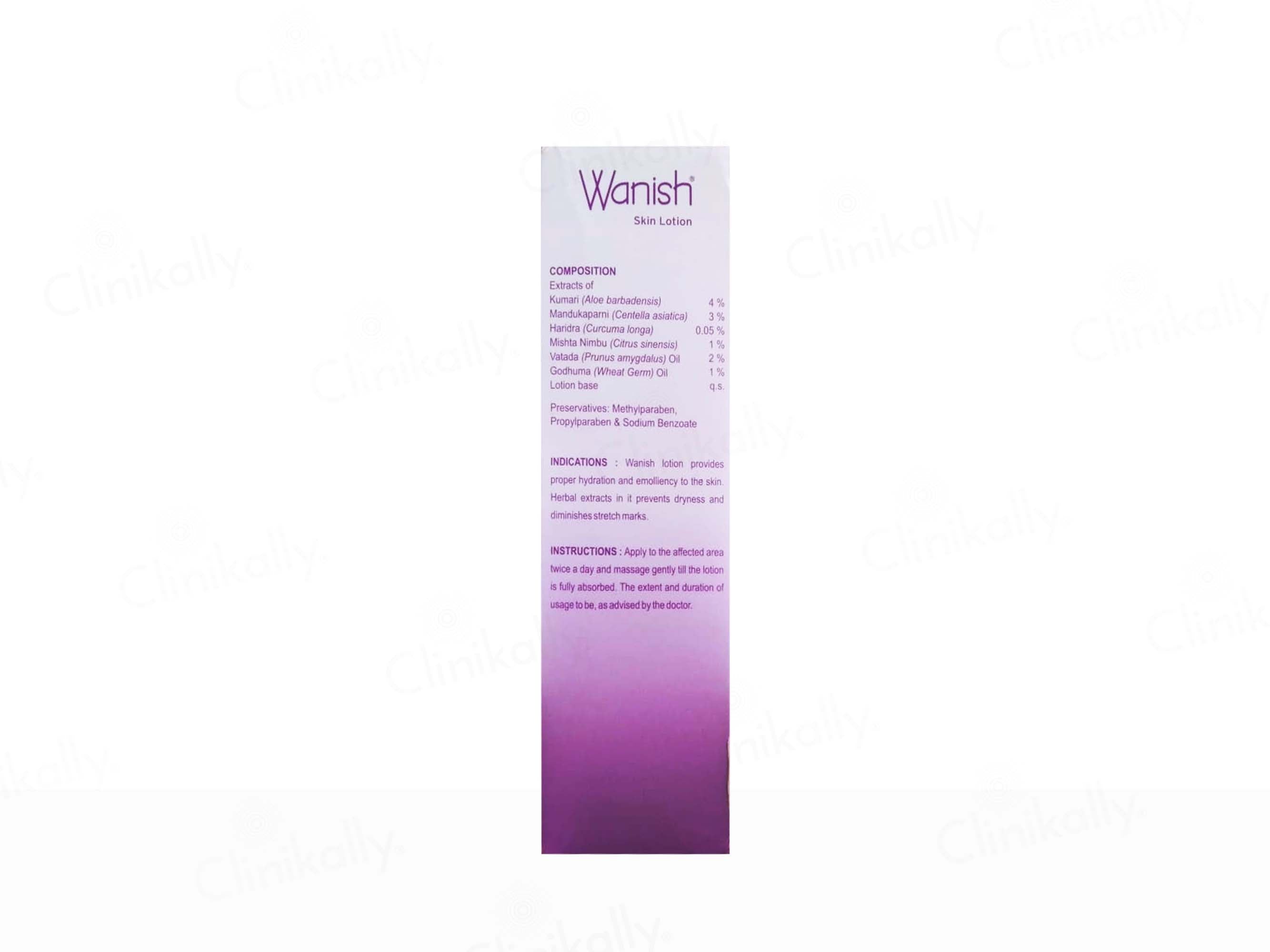 Wanish Skin Lotion