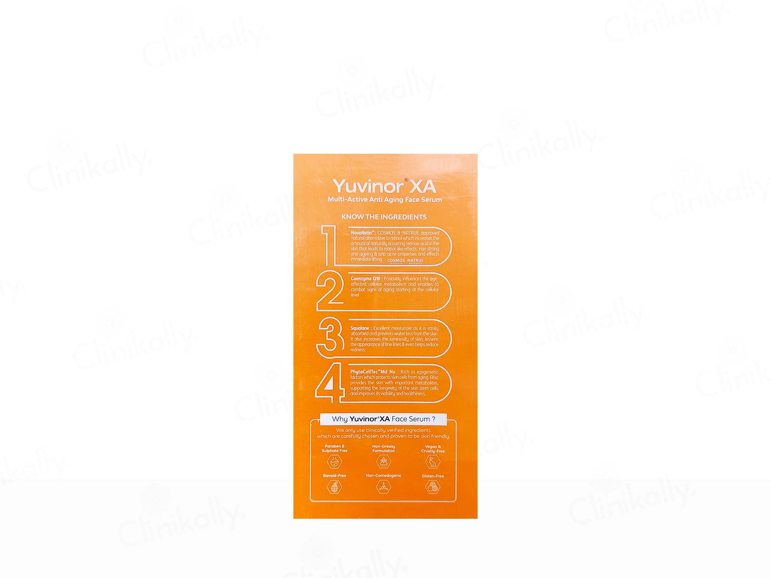 Yuvinor XA Multi Active Anti Aging Face Serum