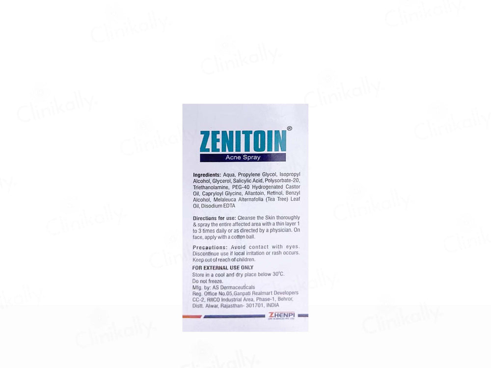 Zenitoin Acne Spray