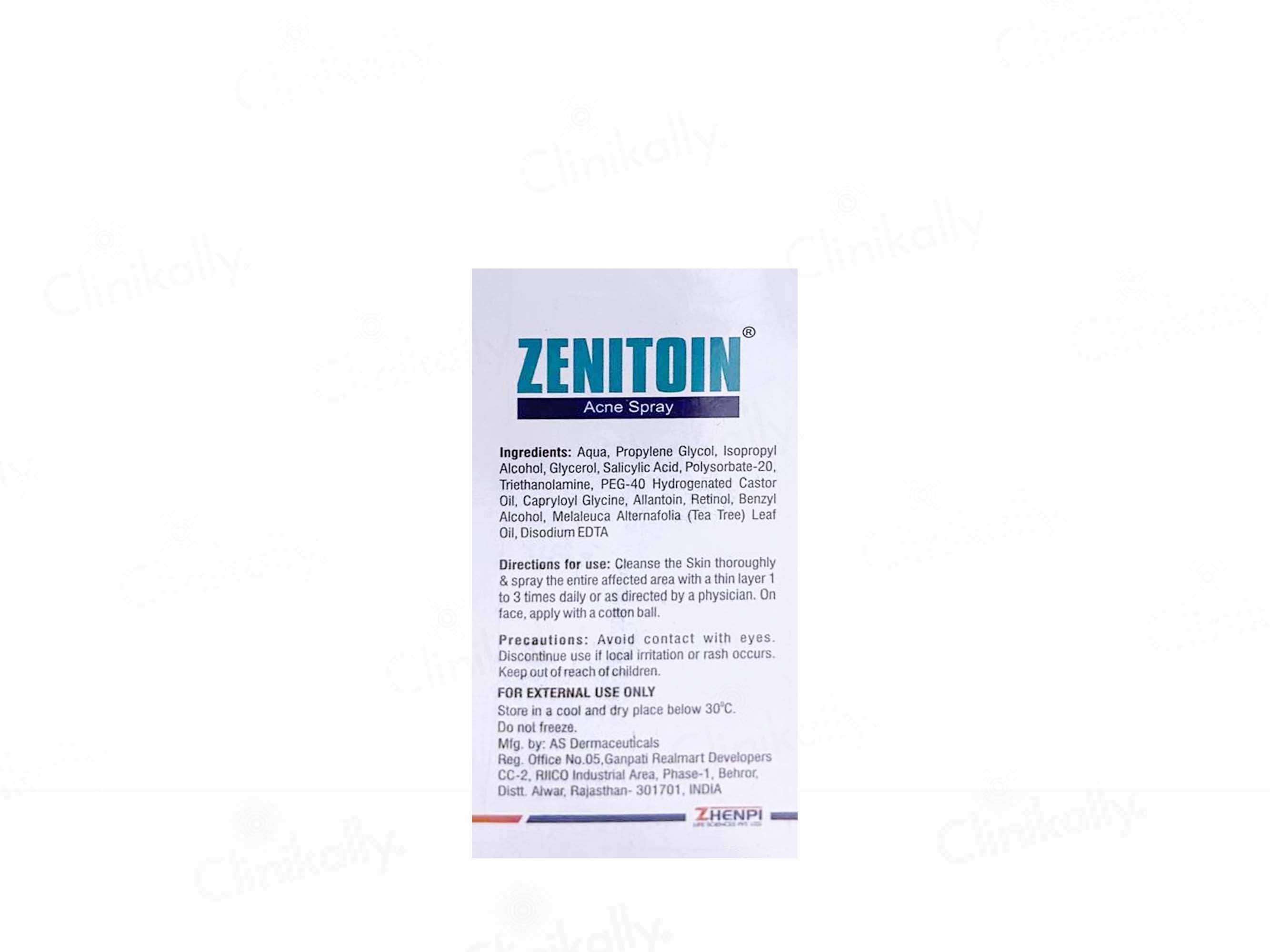 Zenitoin Acne Spray